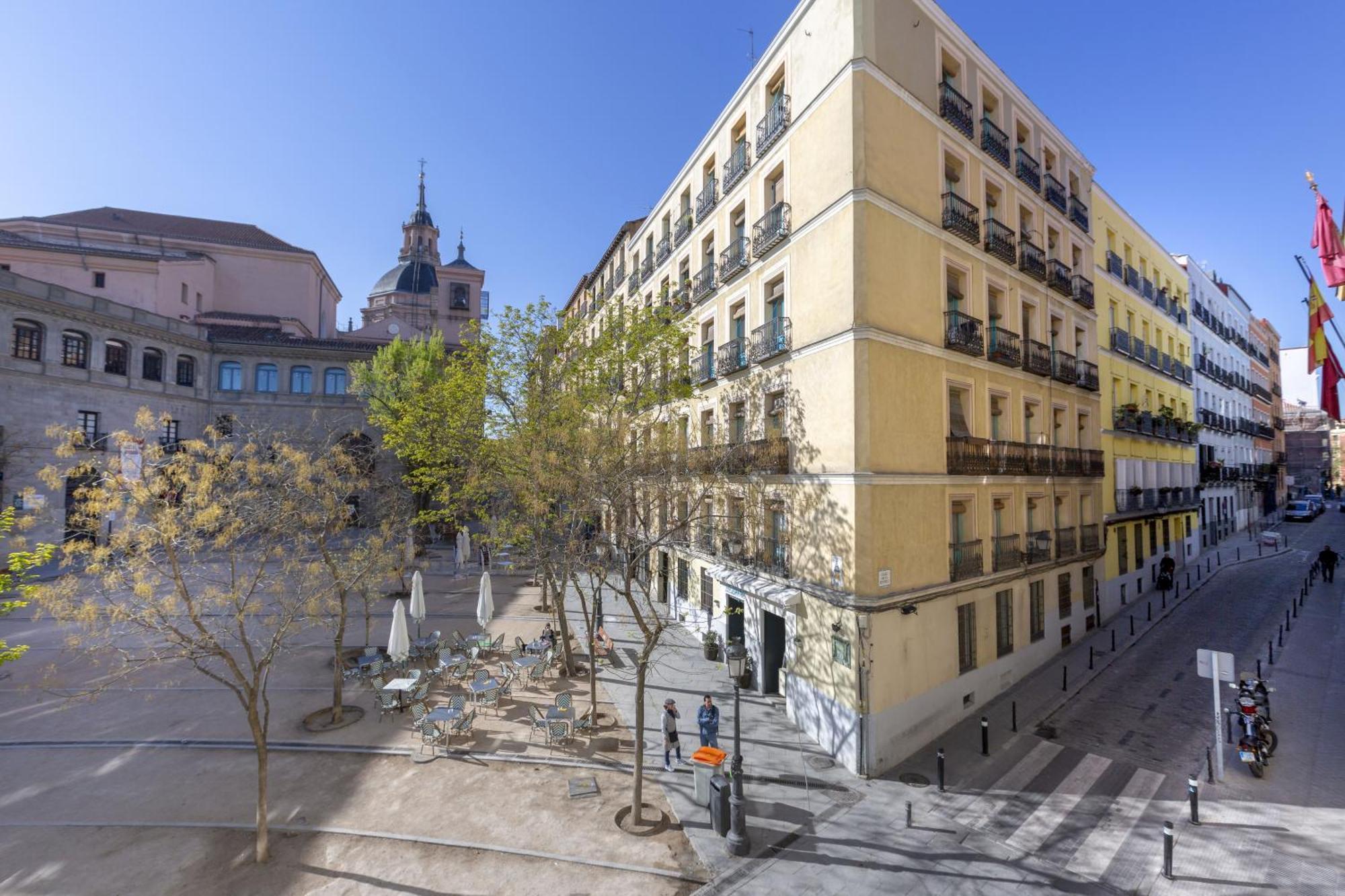Precioso Apt En La Plaza De La Paja Latina Madrid Exterior foto